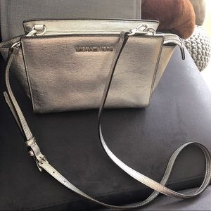 Michael Kors Small Textured Leather Crossbody Bag